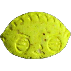 Yellow Crystals pill — MDMA 241mg — Bern, Switzerland