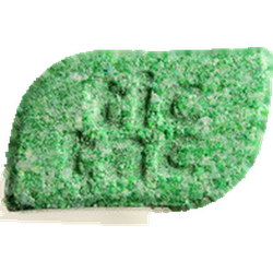 Green Tictac ecstasy pill (XTC) — MDMA 262mg — Zürich, Switzerland