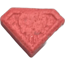 Pink Punisher ecstasy pill (XTC) — MDMA 154mg — Barcelona, Spain