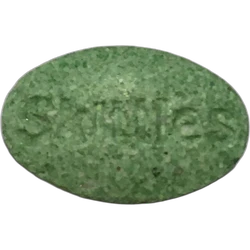 Green Skittles ecstasy pill (XTC) — MDMA 214mg — Barcelona, Spain