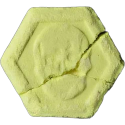 Yellow Philipp Plein ecstasy pill (XTC) — MDMA 178mg — Lucerne, Switzerland