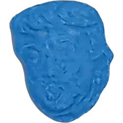 Blue Trump ecstasy pill (XTC) — MDMA 119mg — Madrid, Spain