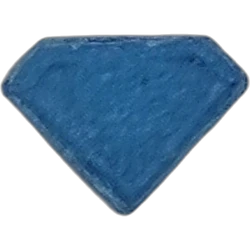 Blue Punisher ecstasy pill (XTC) — MDMA 206mg — Madrid, Spain