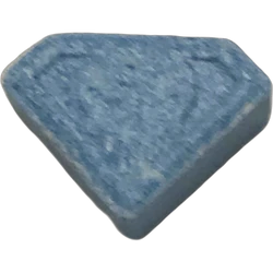 Blue Punisher ecstasy pill (XTC) — MDMA 180mg — Barcelona, Spain