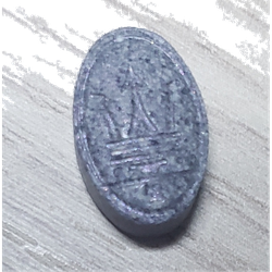Grey Maserati ecstasy pill (XTC) — MDMA 170mg — Barcelona, Spain