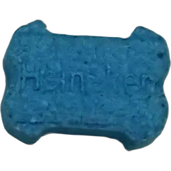 Blue No Usar ecstasy pill (XTC) — Caffeine — Madrid, Spain