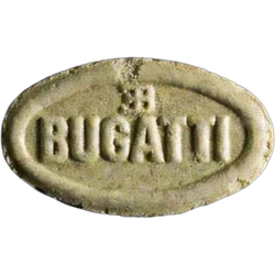 Brown Bugatti ecstasy pill (XTC) — MDMA 179mg — Bern, Switzerland