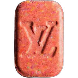Orange Louis Vuitton ecstasy pill (XTC) — MDMA 140mg — Zürich, Switzerland