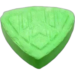 Green Maybach ecstasy pill (XTC) — MDMA 195mg — Málaga, Spain