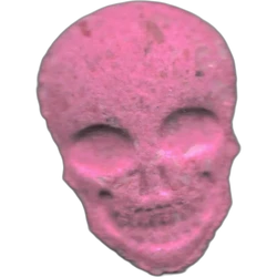 Pink Skull ecstasy pill (XTC) — MDMA 155mg — Barcelona, Spain