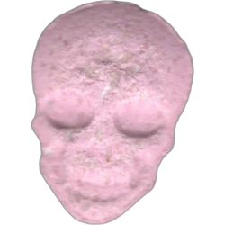 Pink Skull ecstasy pill (XTC) — MDMA 224mg — Barcelona, Spain