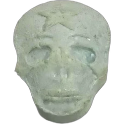 Blue Skull ecstasy pill (XTC) — MDMA 229mg — Almería, Spain