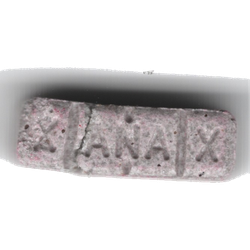 Grey No Usar ecstasy pill (XTC) — MDMA 103mg — Múrcia, Spain