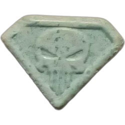 Blue Punisher ecstasy pill (XTC) — MDMA — Málaga, Spain