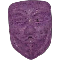 Purple V De Vendetta ecstasy pill (XTC) — MDMA 150mg — Madrid, Spain