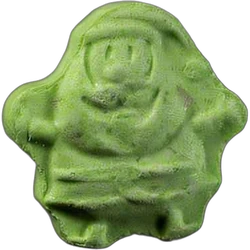Green SpongeBob ecstasy pill (XTC) — MDMA 135mg — Bern, Switzerland
