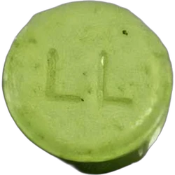 Green LL pill — 2C-B — Málaga, Spain