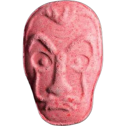 Pink La Casa de Papel ecstasy pill (XTC) — MDMA 139mg — Zürich, Switzerland