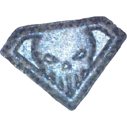 Blue Punisher ecstasy pill (XTC) — MDMA 143mg — Vienna, Austria