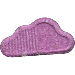 Purple Soundcloud ecstasy pill (XTC) — MDMA 162mg — Barcelona, Spain