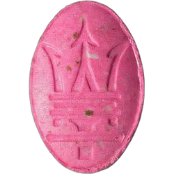 Pink Maserati ecstasy pill (XTC) — MDMA 133mg — Bern, Switzerland