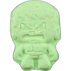 Green Pikachu pill — MDMA 195mg — Zürich, Switzerland