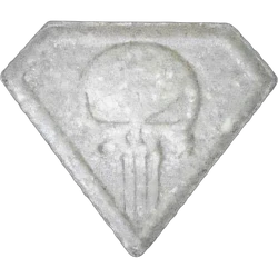 Grey Punisher ecstasy pill (XTC) — MDMA 123mg — Vienna, Austria