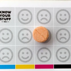 Orange Round Pill ecstasy pill (XTC) — MDMA x1.5-2 — North Island, New Zealand