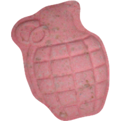 Pink Granade ecstasy pill (XTC) — MDMA 182mg — Vienna, Austria