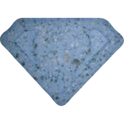 Blue Punisher ecstasy pill (XTC) — MDMA 36mg; Caffeine 17mg; Dimethylpentylon Dipentylon — Vienna, Austria