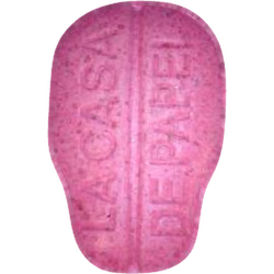 Pink La Casa de Papel ecstasy pill (XTC) — MDMA 175mg — Vienna, Austria