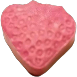 Pink Strawberry ecstasy pill (XTC) — MDMA — Madrid, Spain