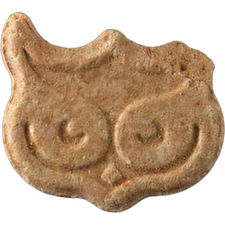 Brown Owl ecstasy pill (XTC) — MDMA 123mg; 4-CMC — Zürich, Switzerland