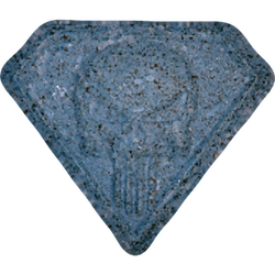 Blue Punisher ecstasy pill (XTC) — Caffeine — Vienna, Austria