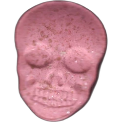 Pink Skull ecstasy pill (XTC) — MDMA 193mg — Barcelona, Spain