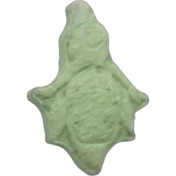 Green Deku pill — 2C-B 8mg — Valladolid, Spain