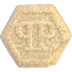 Grey Philipp Plein ecstasy pill (XTC) — MDMA 311mg — Málaga, Spain