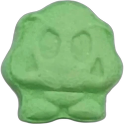 Green 1 Up pill — 2C-B 11mg — Madrid, Spain