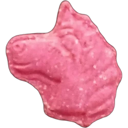 Pink Unicornio ecstasy pill (XTC) — MDMA 182mg — Málaga, Spain