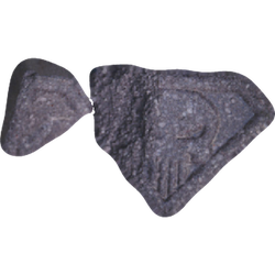 Purple Punisher ecstasy pill (XTC) — MDMA 13mg; Caffeine 37mg — Vienna, Austria