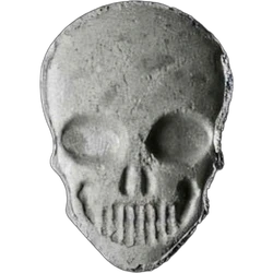 Grey Skull ecstasy pill (XTC) — MDMA 180mg — Basel, Switzerland