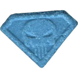 Blue Punisher ecstasy pill (XTC) — Unknown — Barcelona, Spain