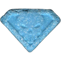 Blue Punisher ecstasy pill (XTC) — MDMA 15mg — Barcelona, Spain
