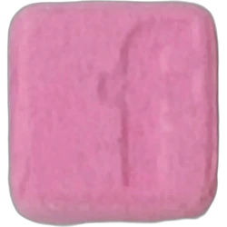 Pink Facebook ecstasy pill (XTC) — MDMA 32mg — Madrid, Spain