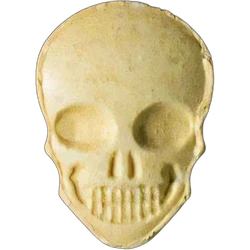 Yellow Skull ecstasy pill (XTC) — MDMA 169mg — Bern, Switzerland