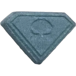 Grey Punisher ecstasy pill (XTC) — MDMA 107mg — Madrid, Spain