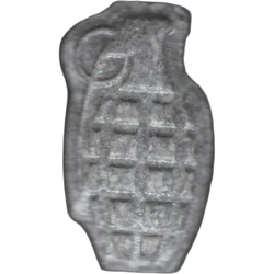 Grey Granade ecstasy pill (XTC) — MDMA 157mg — Barcelona, Spain