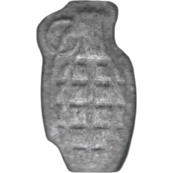 Grey Granade ecstasy pill (XTC) — MDMA 231mg — Tarragona, Spain
