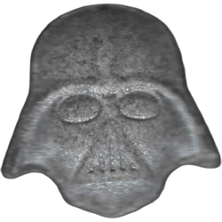 Grey Darth Vader ecstasy pill (XTC) — MDMA 173mg — Barcelona, Spain