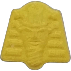 Yellow Pharaoh ecstasy pill (XTC) — MDMA 108mg — Madrid, Spain